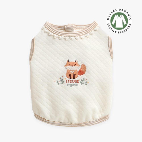 Organic Baby Fox Quilted Vest